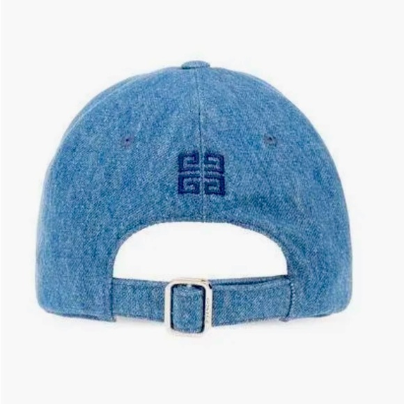 GIVENCHY embroidered cap in denim - Picture 3 of 3